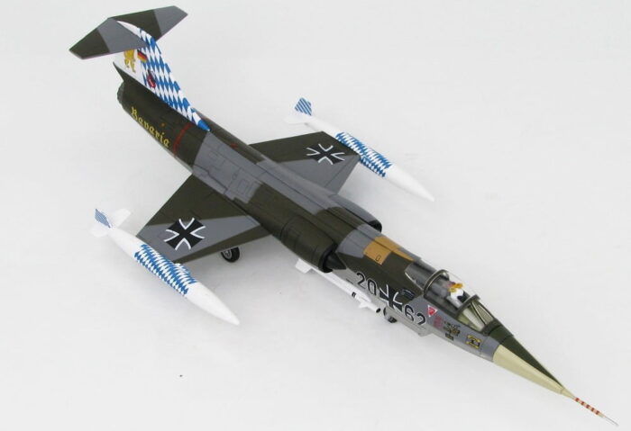 F104G Starfighter (Luftwaffe, 20+62, JG.32 "Bavaria", July 1983) 1/72 Scale