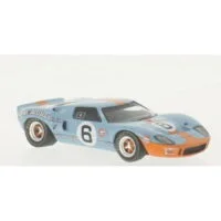 1/43 SCALE DIECAST FORD GT40 RHD No.6 J.WYER GULF 24HR LM ICKX/OLIVER