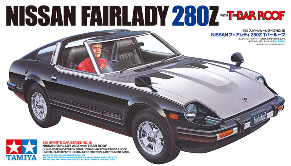 Tamiya 1/24 Nissan Fairlady 280Z with T-Bar Roof Kit