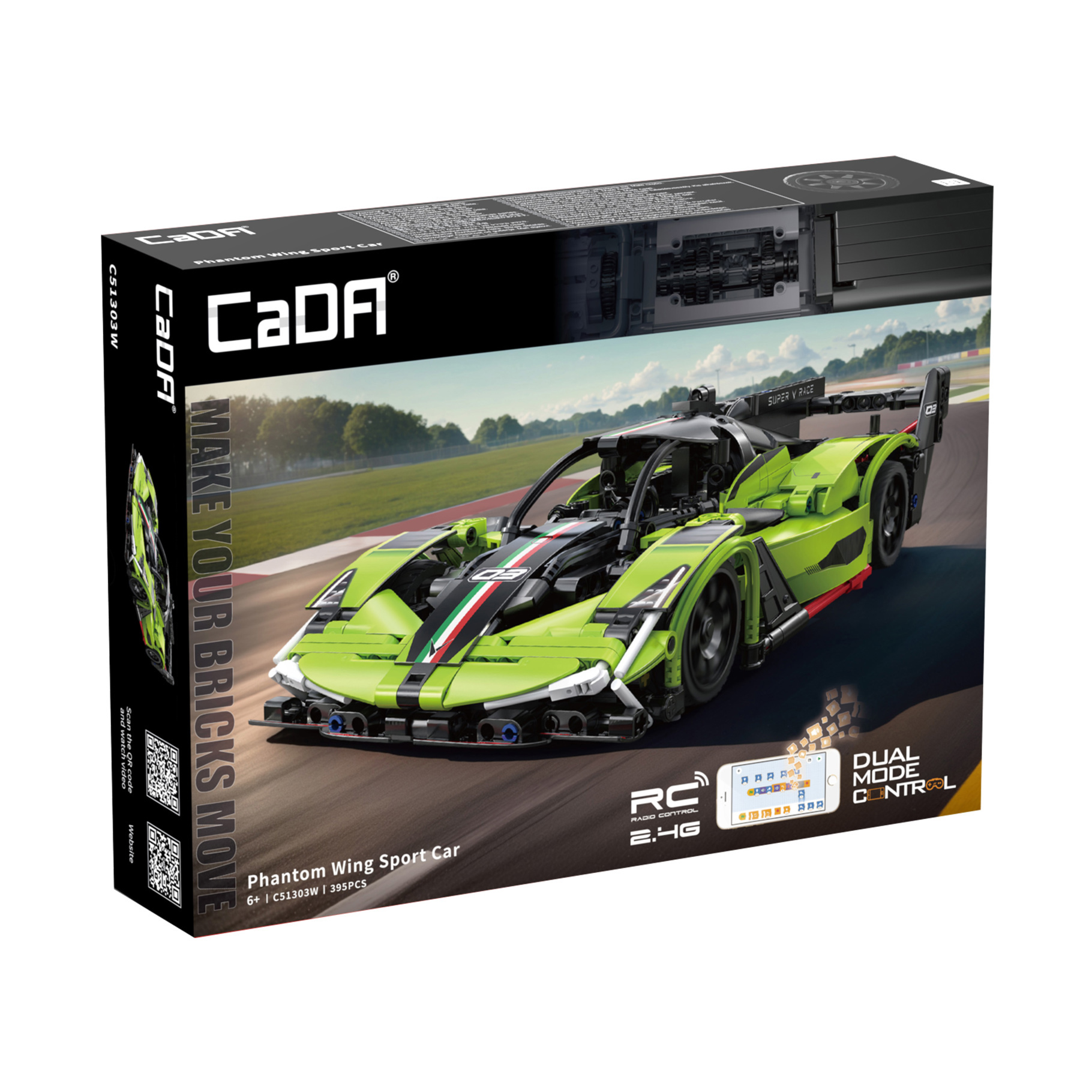 CaDA Phantom Wing RC Sports Car - Image 3