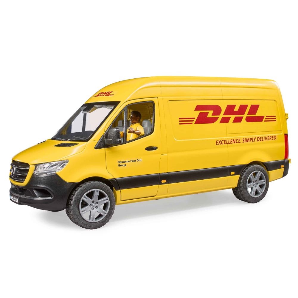 Bruder Mercedes Sprinter DHL Van with Driver