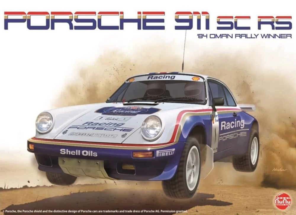 NuNu 1/24 Porsche 911 SC RS 1984 Oman Rally Winner