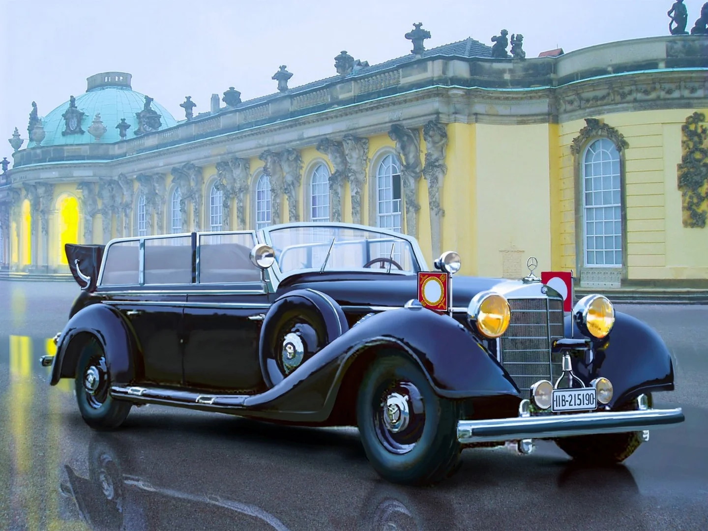 ICM 1/35 Typ 770K (W150) Tourenwagen WWII German Leaders' Car