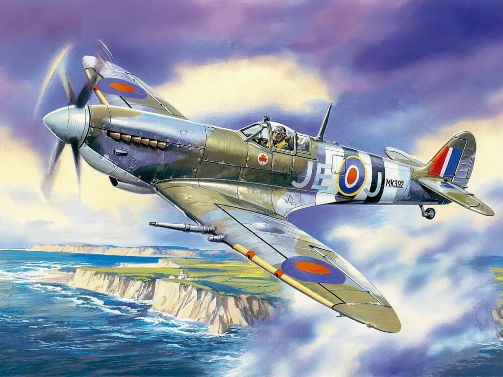 ICM 1/48 Spitfire Mk.IX WWII British Fighter Plane