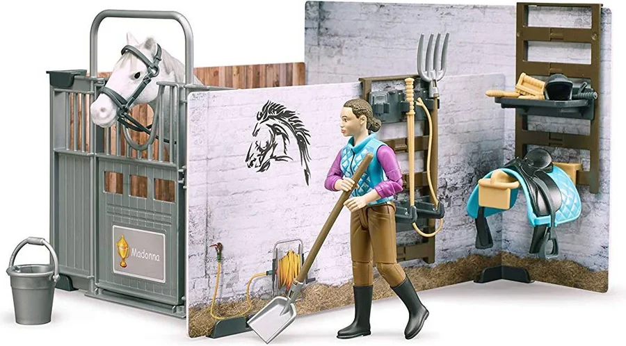 Bruder bworld Horse Barn Set - Image 3