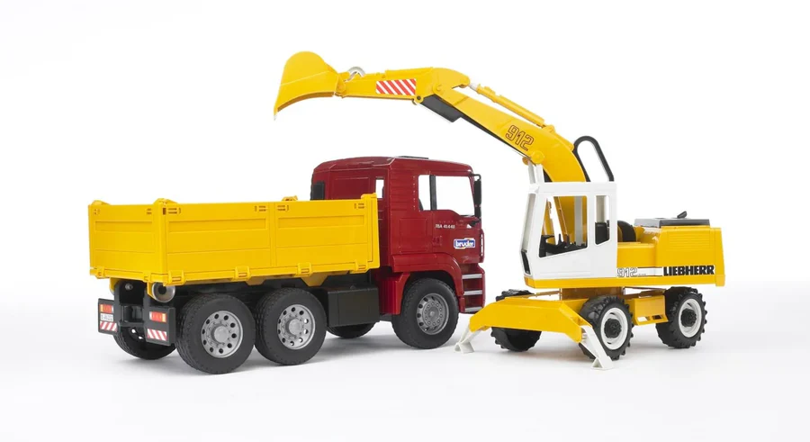 bruder-man-tga-construction-truck-liebherr-excavator-side-ireland